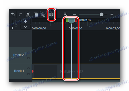 Odvajanje videozapisa u nekoliko dijelova u Camtasia Studio