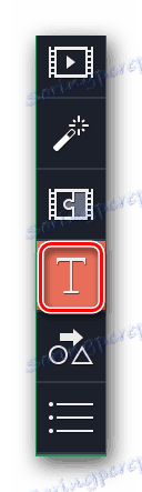 V razdelku Naslov v programu Movavi Video Editor