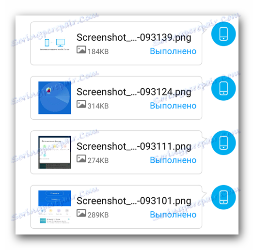 Úspěšný přenos dat z platformy Android na počítač
