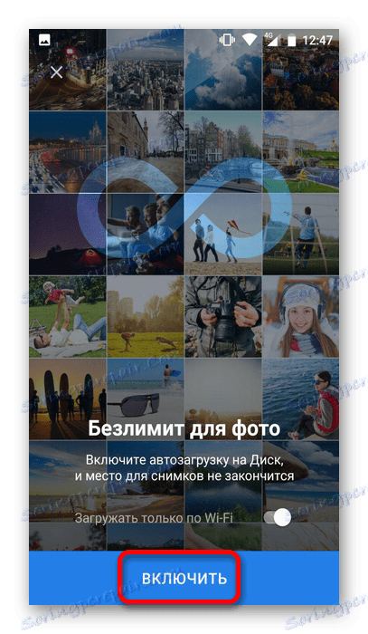 povoliť automatické pridávanie súborov z disku Yandex na android