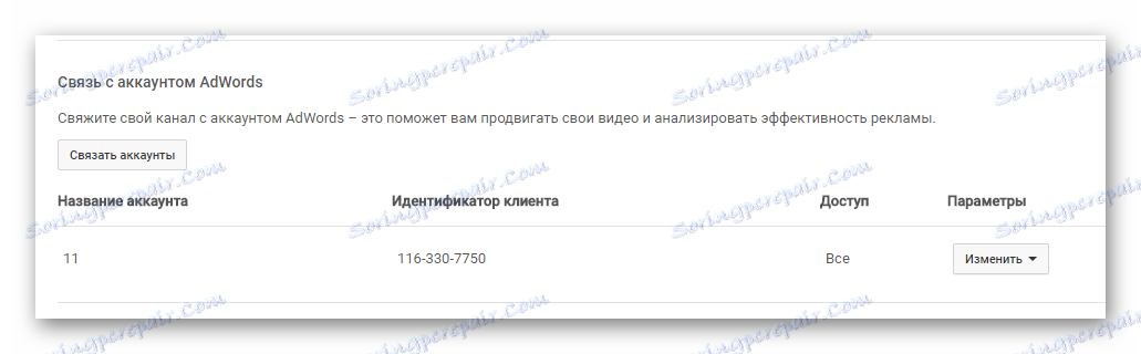 Свържете се с adwords YouTube