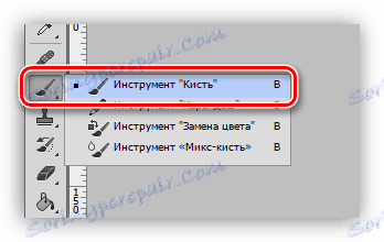 Tool Brush vo Photoshope
