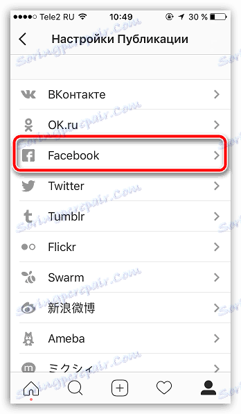 Pripojte svoj profil Facebook na Instagram