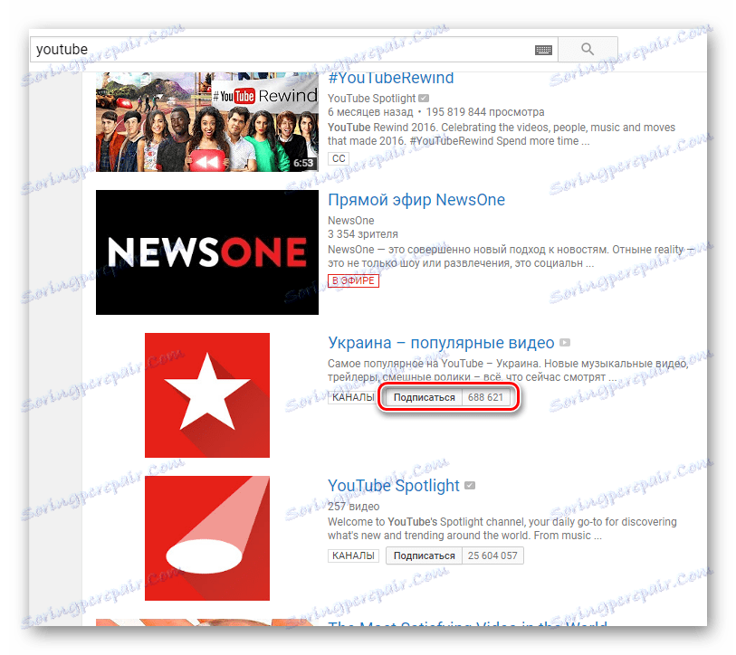 Oglejte si naročnike na YouTubovem kanalu