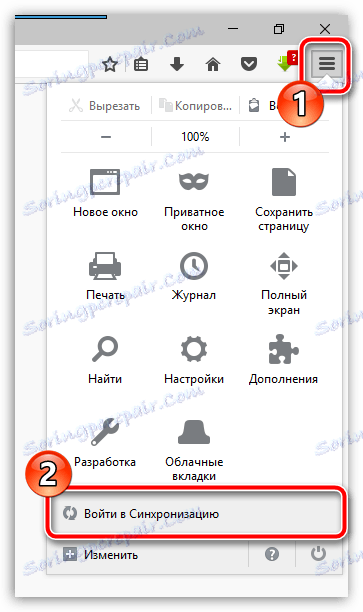 Nastavenia importu v Mozille Firefoxu
