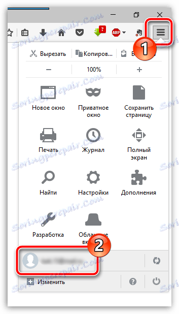 Nastavenia importu v Mozille Firefoxu