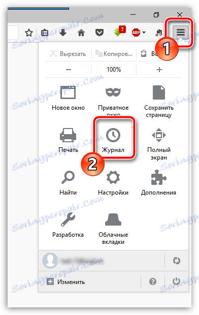 Nastavenia importu v Mozille Firefoxu