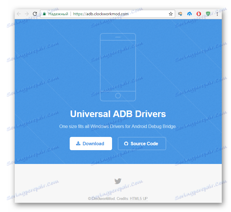 clockworkmod сторінка завантаження драйверів adb