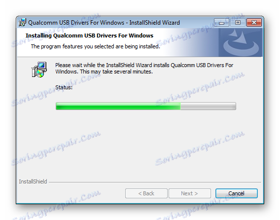 установка Qualcomm USB Drivers For Windows прогрес
