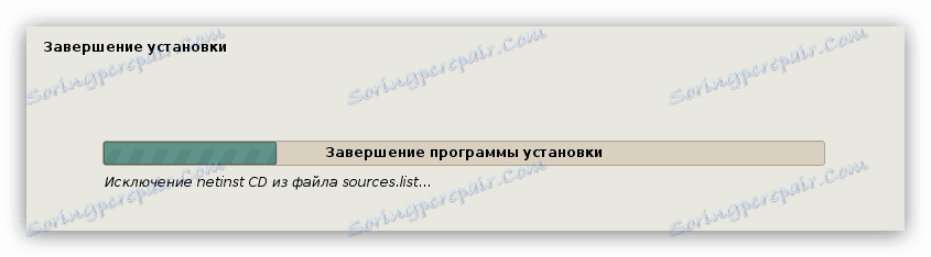 dokončení instalace balíčků během instalace systému Linux