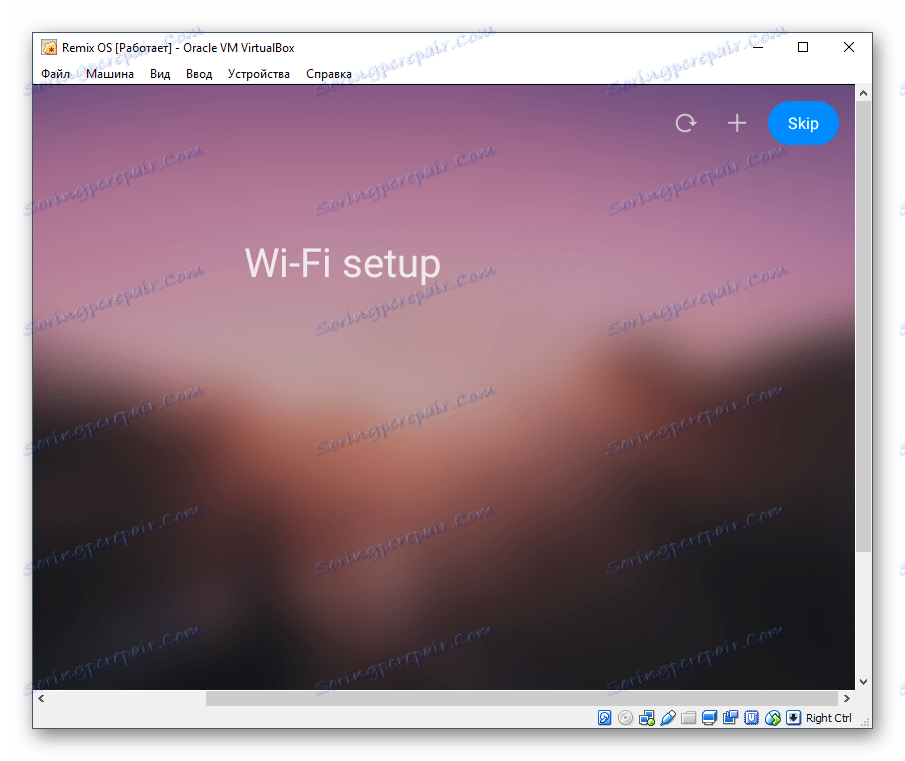 Konfiguriranje OS Wi-Fi Remix v VirtualBoxu