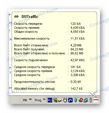 اطلاعات اتصال در برنامه DUTraffic