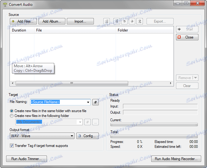 Конвертор в Jetaudio