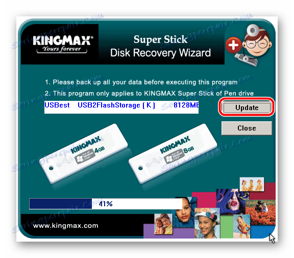 okenní program Super Stick Recovery Tool