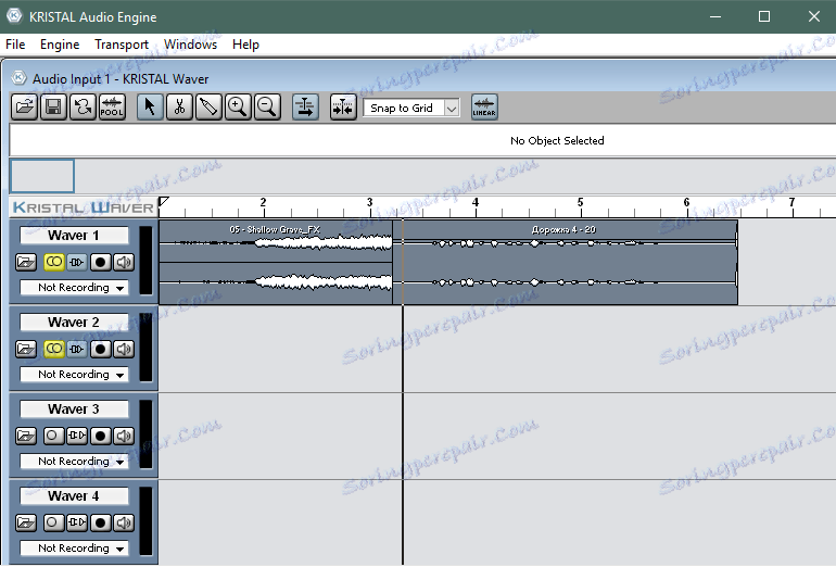 Комбиниране на песни в Kristal Audio Engine