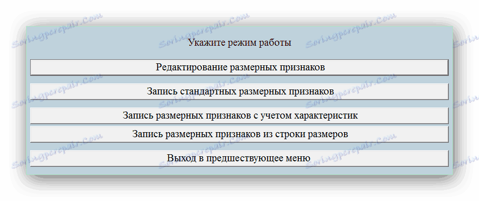 Димензијске карактеристике Леко