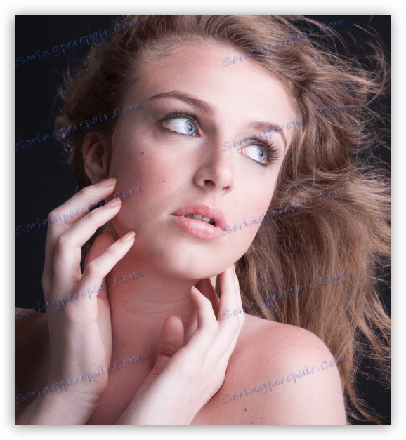 Оригиналното изображение за стила на устните в Photoshop
