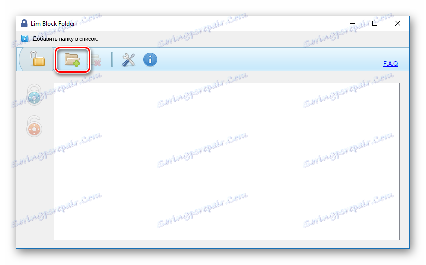 Skrýt adresáře v Lim LockFolder