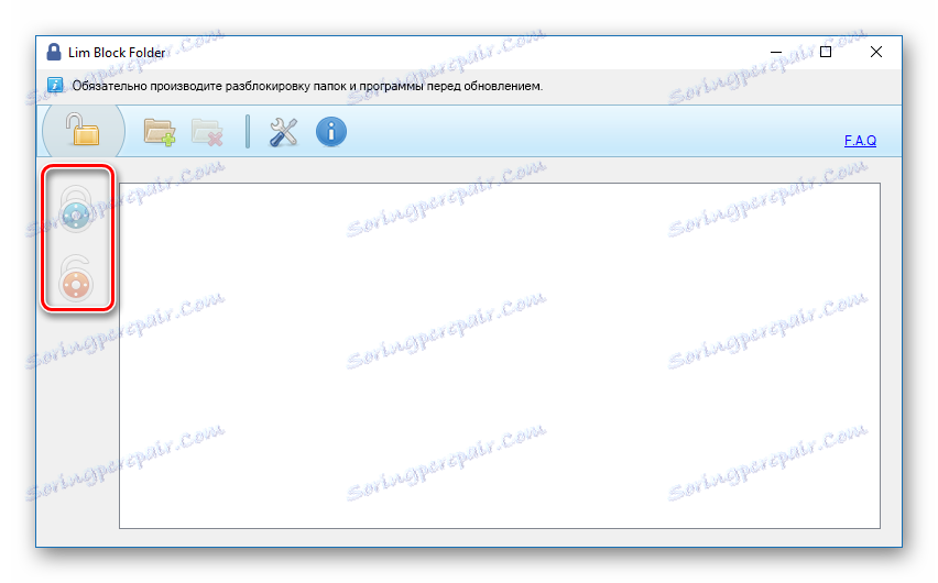 Nastavení kódu do adresáře v Lim LockFolder