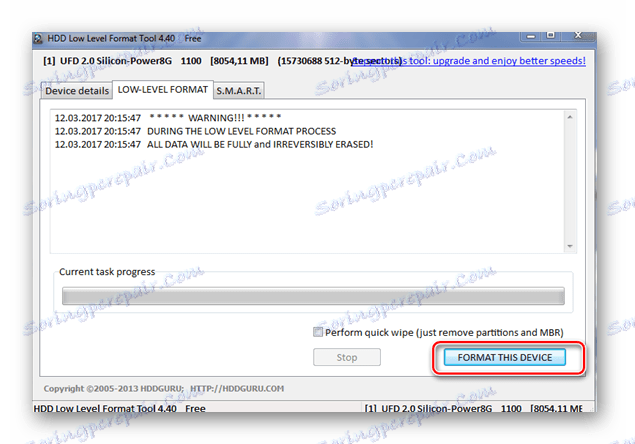 formátu v HDD formáte nízkej úrovne