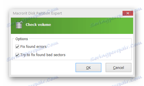 Kontrola oddílu pro chyby pomocí softwarového řešení Macrorit Disk Partition Expert