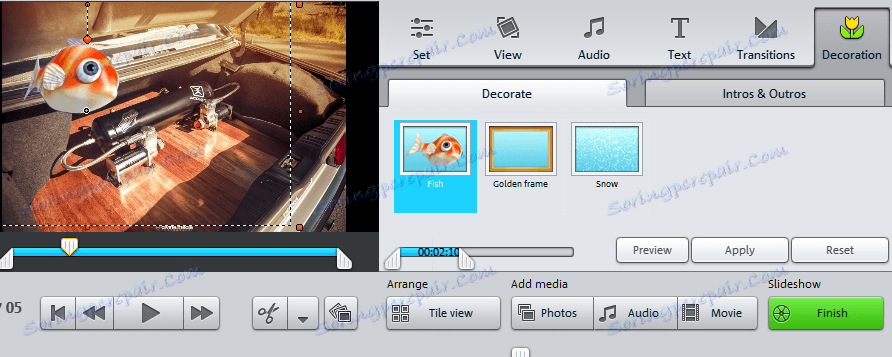 کلیپ در Magix Photostory