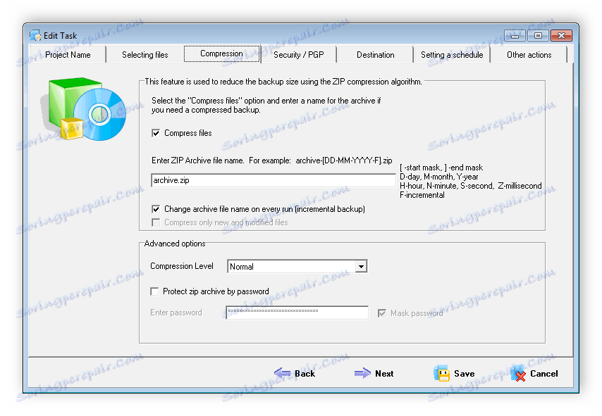 Nastavenie zálohy ABC Backup Pro