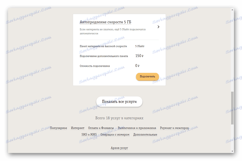 مثال خدمات بوستان برای گسترش سرعت