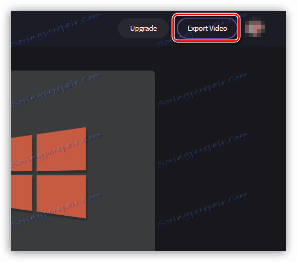 Перехід до експортування відеоролика на сервісі Clipchamp