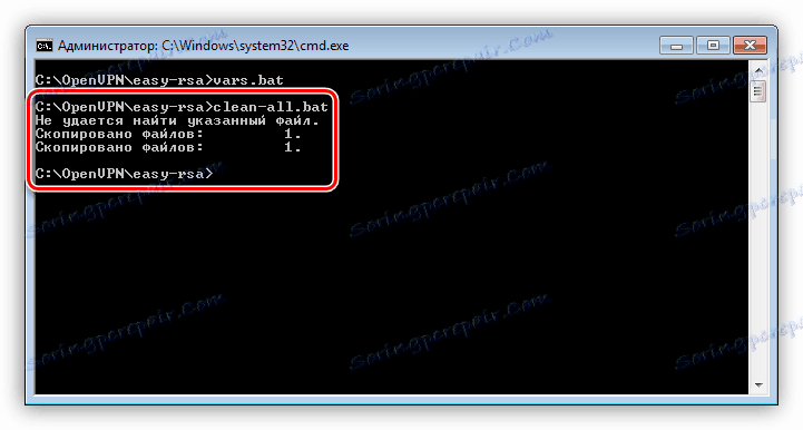 Tworzenie pustych plików konfiguracyjnych do konfiguracji serwera OpenVPN