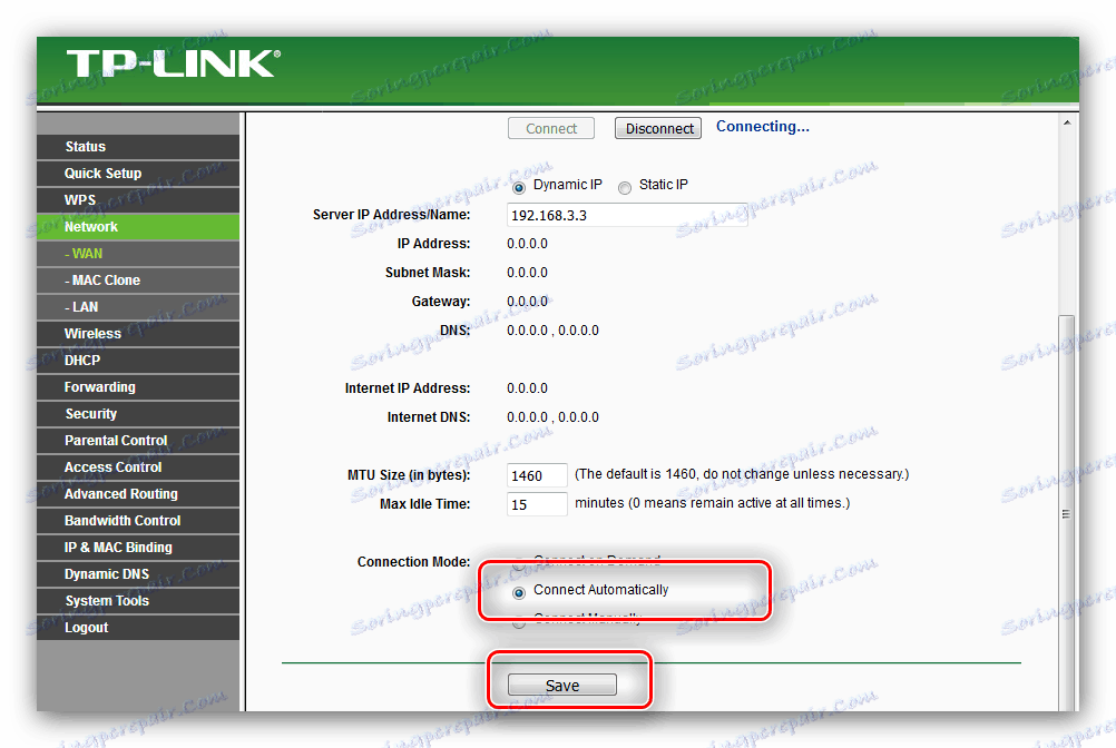Dokončete konfiguraci protokolu L2TP, chcete-li ručně konfigurovat směrovač tp-link tl-wr741