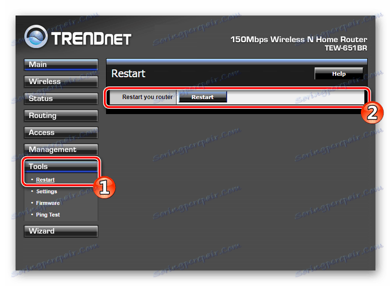 Znovu nainštalujte smerovač TRENDnet cez ovládací panel