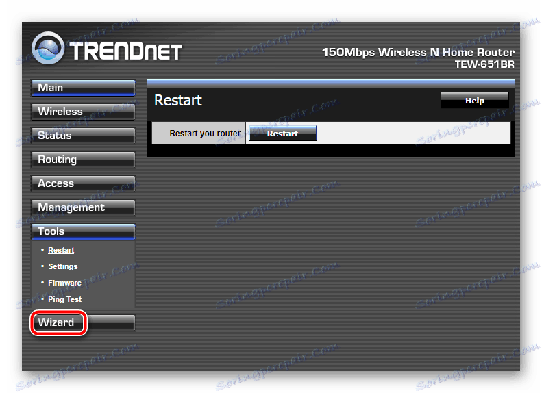 Prechod na sprievodcu konfiguráciou smerovača TRENDnet