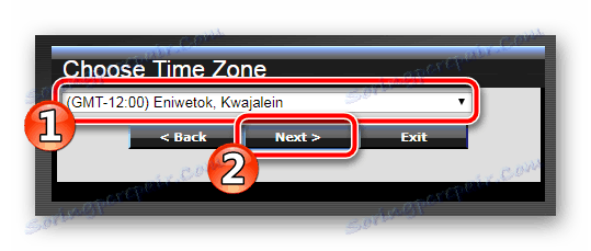 Vyberte časové pásmo TRENDnet