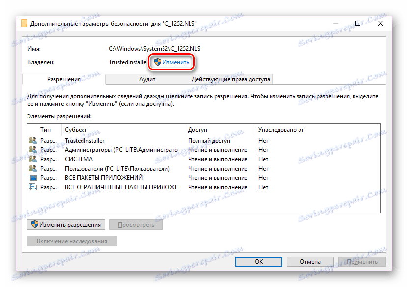 Zmena vlastníctva súborov v systéme Windows 10
