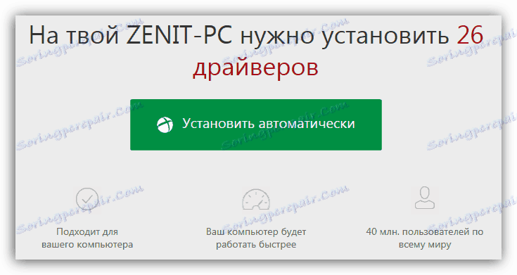 vzorový program na automatické aktualizácie všetkých ovládačov