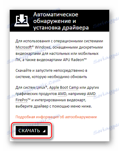 Автоматично откриване и локализиране на драйвери за AMD Radeon HD 7700 Series