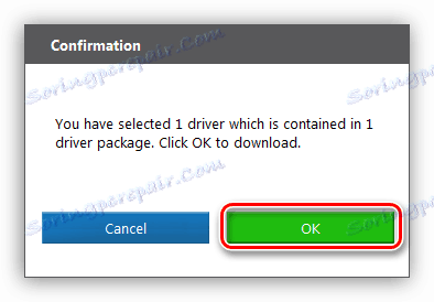 Підтвердження оновлення драйвера для сканера CanoScan LiDE 100 в програмі Device Doctor