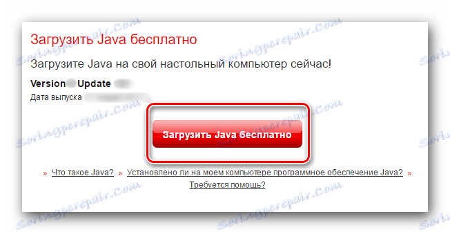Tlačidlo na prevzatie jazyka Java
