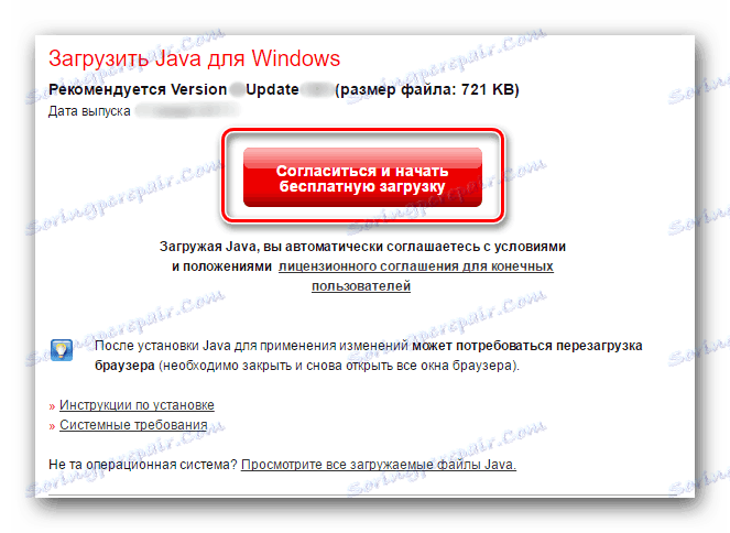 Java na prevzatie pre systém Windows