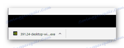 Stažený ovladač NVIDIA