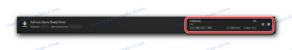 Proces pobierania aktualizacji doświadczenia GeForce