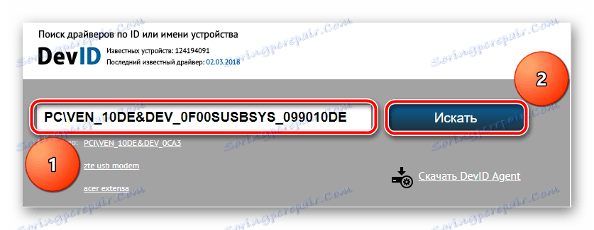 Poszukiwanie sterowników dla NVIDIA GeForce GT 630 według ID