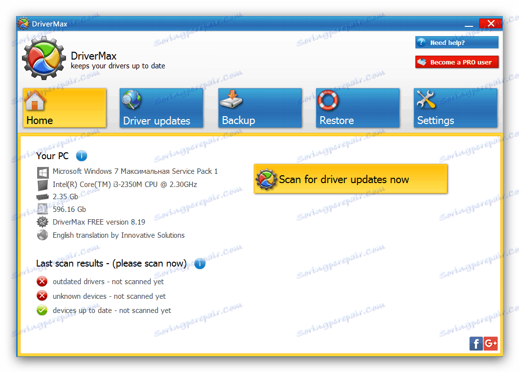 Stiahnite si ovládače pre Samsung NP350V5C cez DriverMax