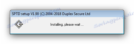 Процес установки драйверів SCSI Pass Through Direct, завантажених з сайту розробників