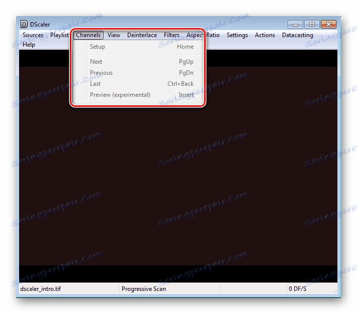 Настройка на канали в DScaler