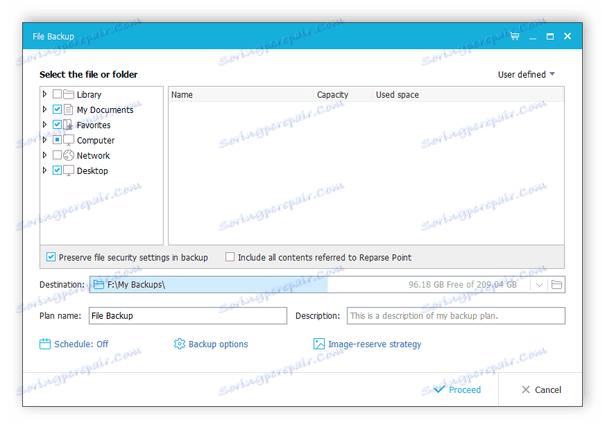 Създаване на резервни копия на Todo Backup Files