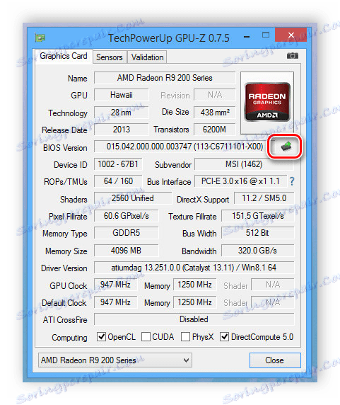 Spremanje starog firmvera grafičke kartice GPU-Z