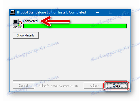 Inštalácia nástroja TFTPD TP-Link TL-740N na obnovenie smerovača