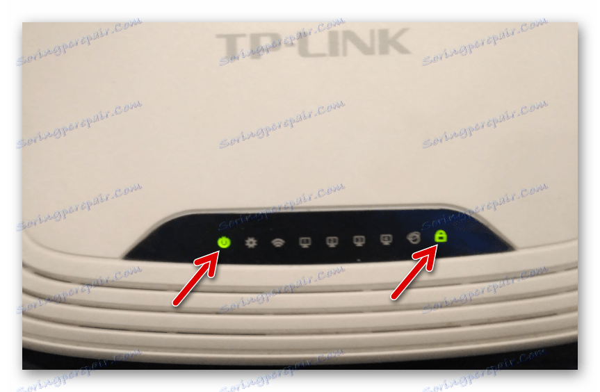 Router TP-Link TL-740N v režime obnovy
